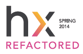 Meet me at HxRefactored 2014 in NYC on May 13-14, 2014